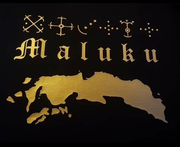 Landkaart Maluku + Alifuru tekens