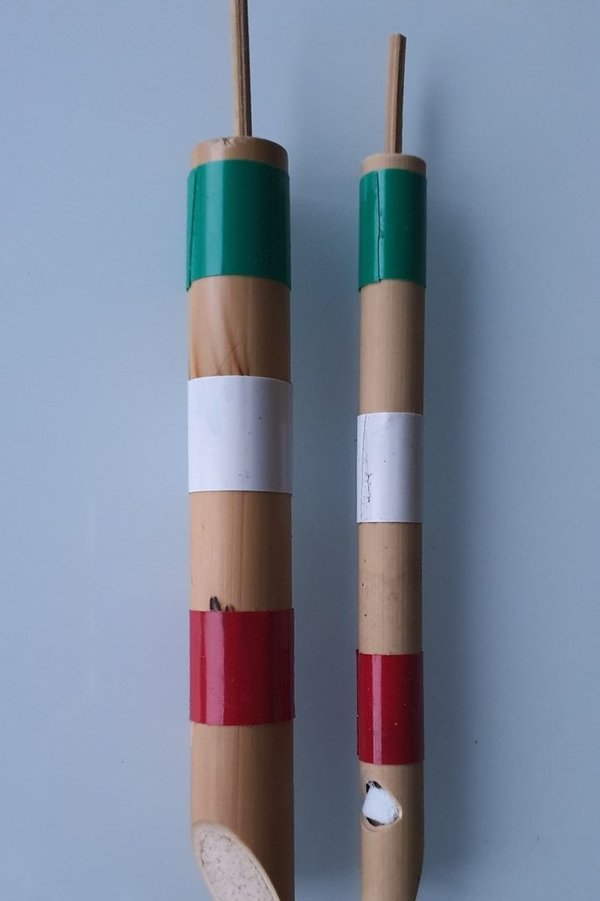 Vogelfluit bamboe - Italiaanse vlag