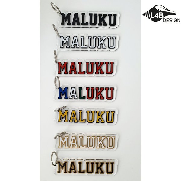 Sleutelhanger plexiglas Maluku