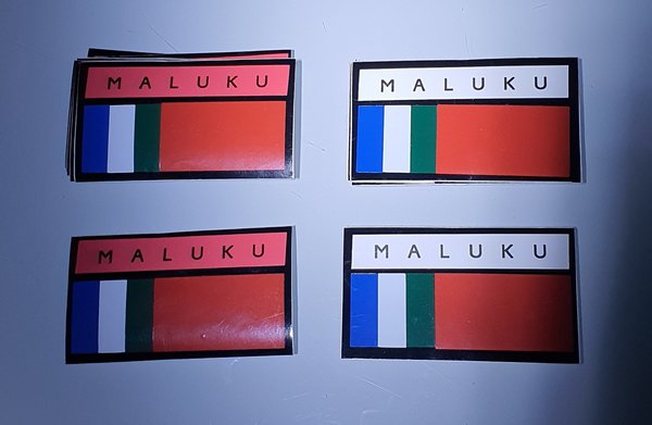 Sticker Maluku tekst