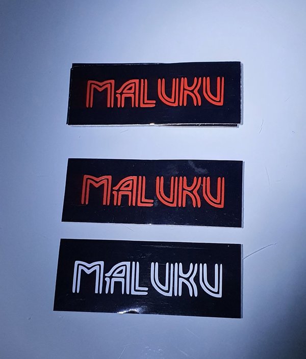 Sticker tekst Maluku