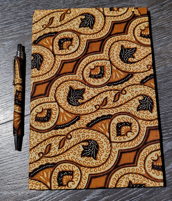 Batik Notitieboek/pen set A