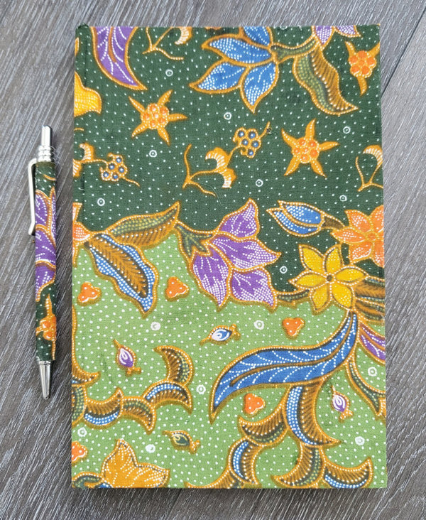 Batik Notitieboek/pen set N