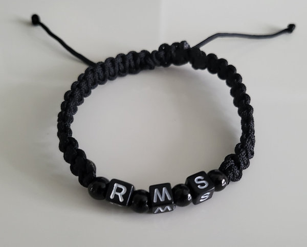 RMS armband zwart