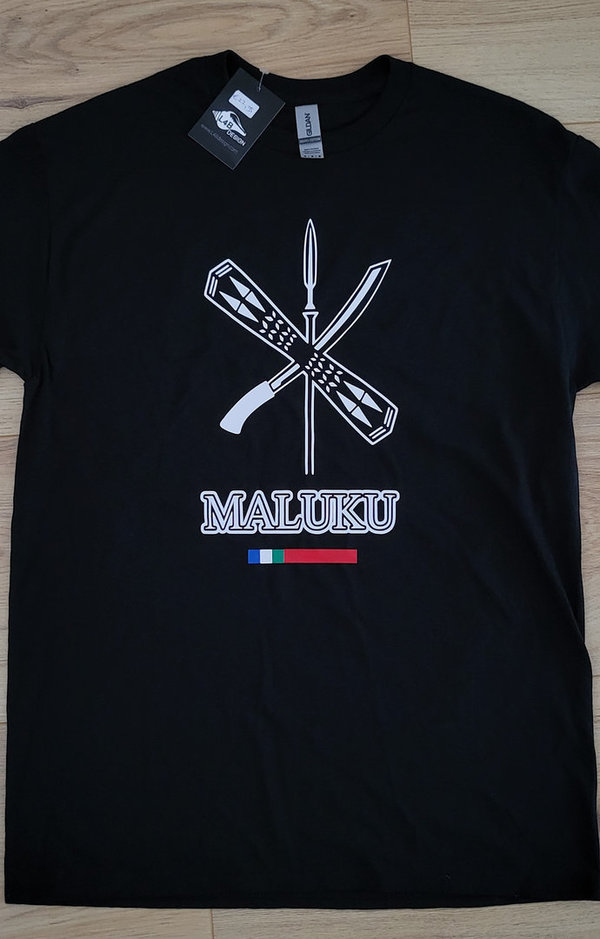 T-shirt parang salawaku Maluku met vlag *Maat M/L*