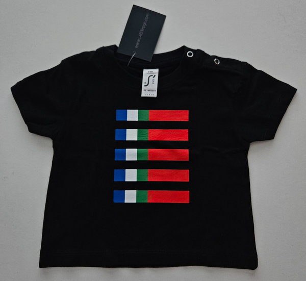 Baby T-shirt RMS vlagstreep